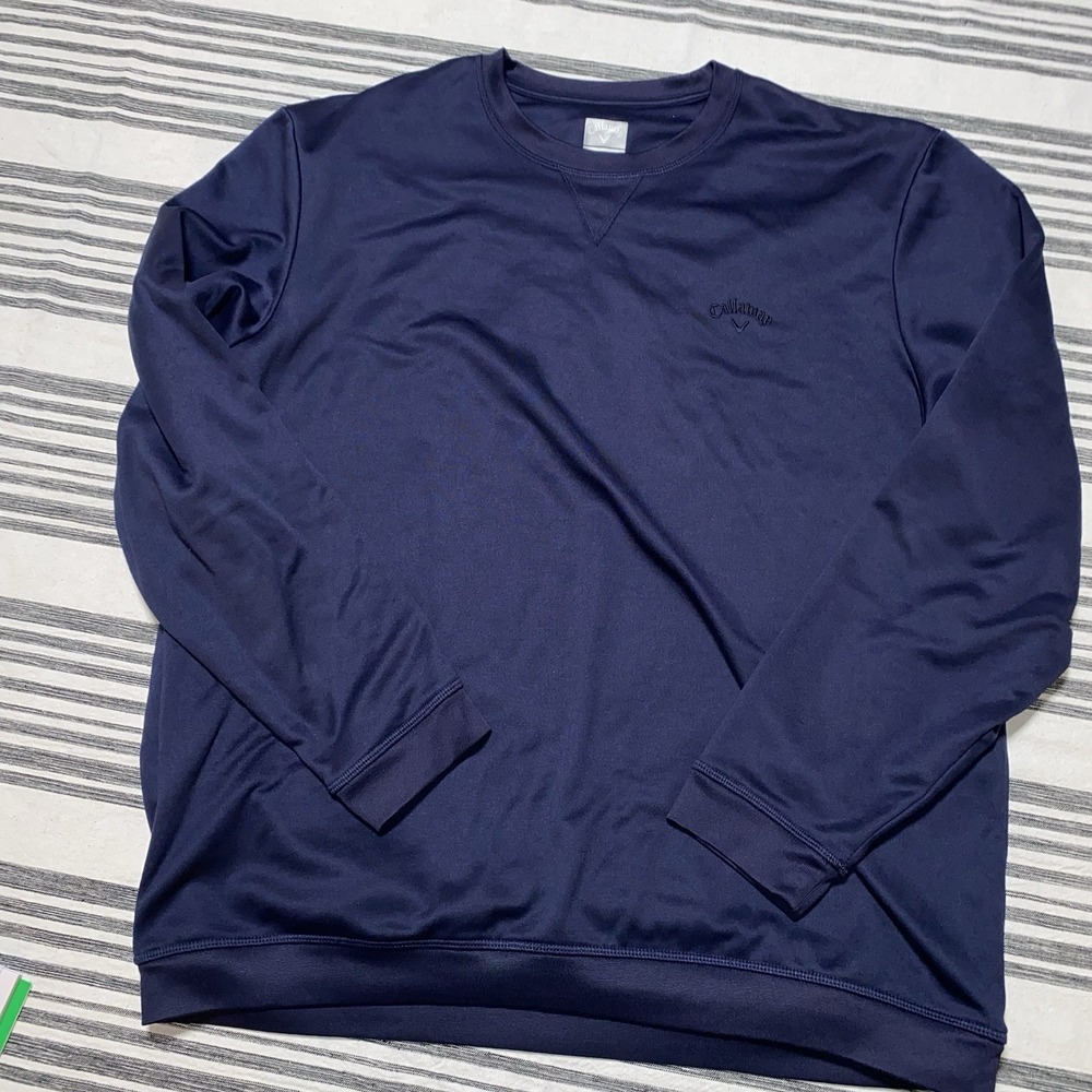 Callaway Navy Men's Pullover Tennis Sweater Athletic XL